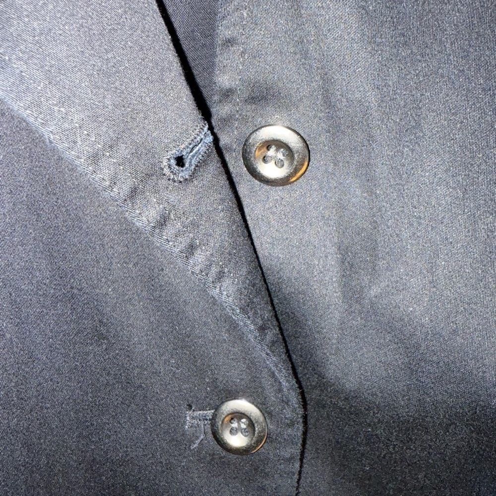 Chico's Black Jacket Crop Style Size 2 - Picture 4 of 5